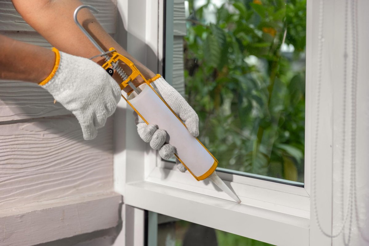 Exterior concrete crack repair and caulking services